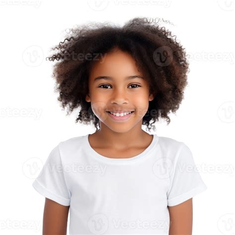 Beautiful African American Girl Isolated 26603452 Png