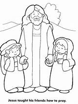 Coloring Jesus Children Little Loves Pages Popular sketch template