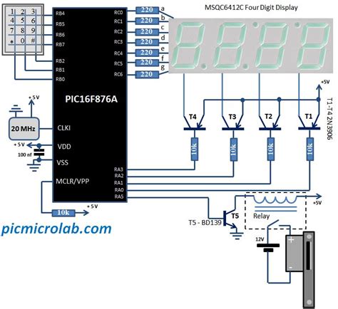 electronic lock microcontroller based projects