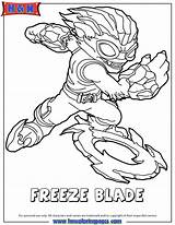 Coloring Blade Skylanders Swap Force Pages Freeze Water Kids Printable Colouring Print Hmcoloringpages Drawings Popular Sheets 27kb sketch template