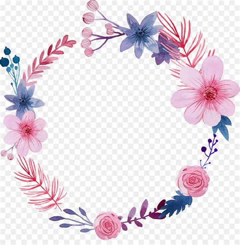 clipart flowers border circle pictures  cliparts pub