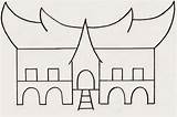 Bangunan Mewarnai sketch template