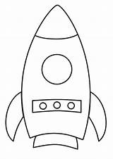 Espacial Nave Cohete Cohetes Rocket Armar Astronauta Facil Abase Applikationen Kindergärtner Sonnensystem Vorschule Themen Anleitungen Weltall Schablonen Song Weltraum sketch template