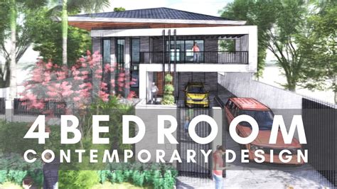 storey  bedroom house contemporary house design youtube