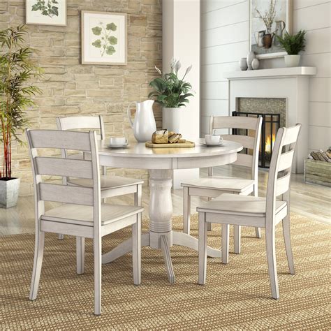 lexington  piece dining set   table   ladder  chairs