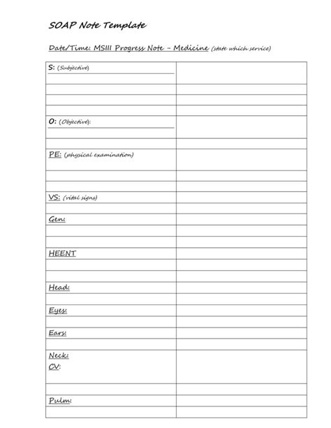 soap note template printable printable world holiday