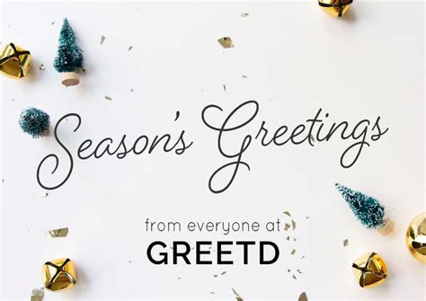 custom seasons  card  business staff clients greetd