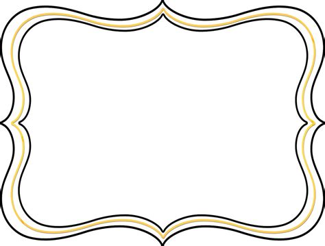 cute blank clipart frame   cliparts  images