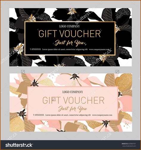 beauty salon gift vouchers templates template  resume examples