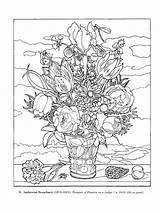 Coloring Pages Flower Dover Paintings раскраски Color Own Great Flowers цветочные Adults Mandala Printable Colorful sketch template