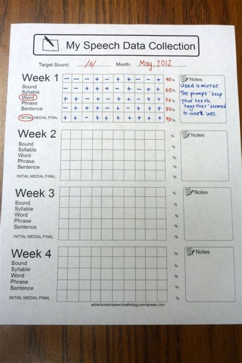 data collection sheet school forms pinterest