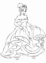 Coloring Pages Dresses Princess Girl Halloween Dress Library Clipart Disney Comments sketch template