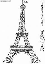 Eiffel Tower Coloring Pages Print sketch template