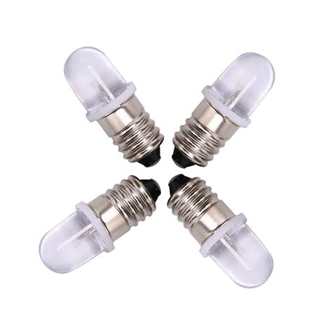 5pcs E10 Led Bulb E10 Dc 3v 4 5v Instrument Bulb E10 Indicator Bulb Old