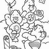 Brincando Carinhosos Ursinhos Nuvens Ursinho sketch template