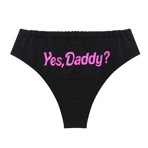 Buy Yoojoo Yes Daddy Prints Funny Womens Cotton Hipster Cheeky