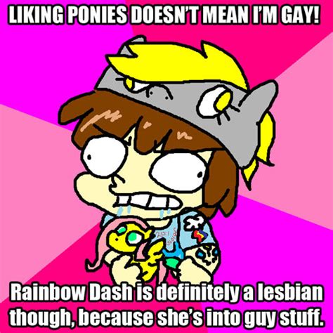 11 irainbow dash is definitely a lesbianthough because