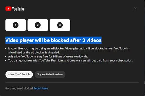youtube  testing anti ad blocking measures  youtube