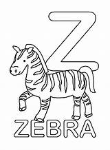 Zebra Uppercase Letter Pages2color Numbers Letters Cookie Copyright sketch template