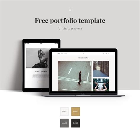 portfolio template behance