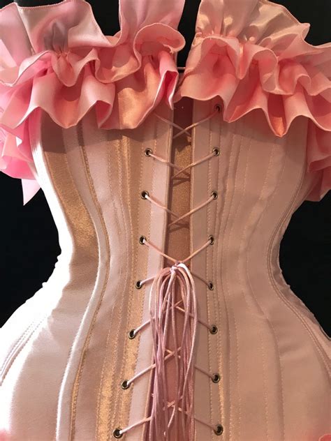 sissy satin lockable corset for an hourglass feminine figure etsy