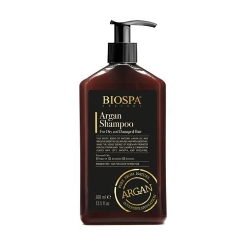 bio spa argan shampoo kuiville ja vaurioituneille hiuksille
