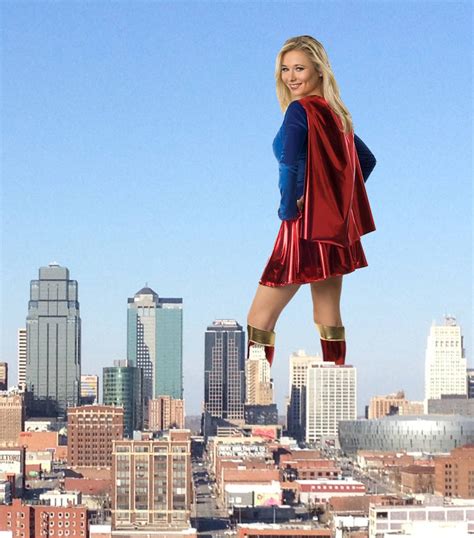 supergirl giantess  claireredfieldgtsl  deviantart