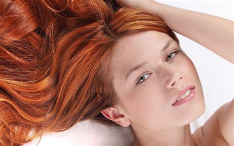 Wallpaper Face Women Redhead Model Long Hair Open