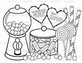 Sweet Coloring Pages Printable Treats Valentine Valentines Personalized Print Getcolorings Color sketch template