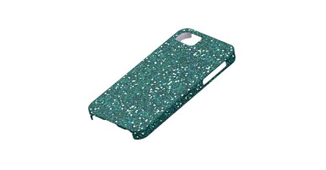 teal glitter iphone  case zazzle