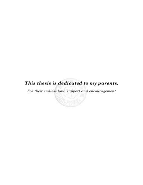 thesis  dedicated   parents