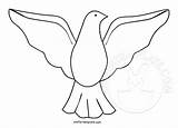 Dove Holy Spirit Template Drawing Easter Templates Eastertemplate Getdrawings sketch template