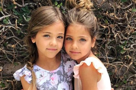 seven year old twins have been dubbed ‘the most beautiful
