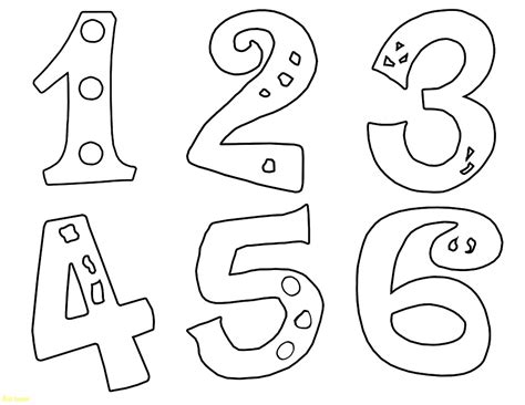 numbers coloring page  printable coloring pages  kids