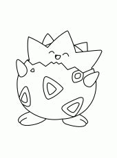 togepi coloring pages coloring home