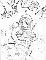 Coloring Chibi Pages Anime Manga Princess Drawing Printable Enchanted Forest Kids Cute Food Kawaii Chinese Girl Girls Boy Book Children sketch template