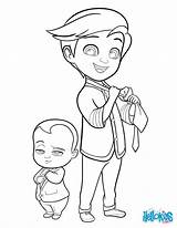 Boss Baby Coloring Pages Tim Kids Drawing Reading Hellokids Color sketch template