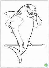 Coloring Shark Tale Pages Dinokids Colouring Close Popular Print Comments sketch template
