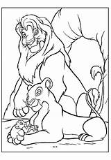 Coloring Lion King Simba Holding Pages Popular sketch template
