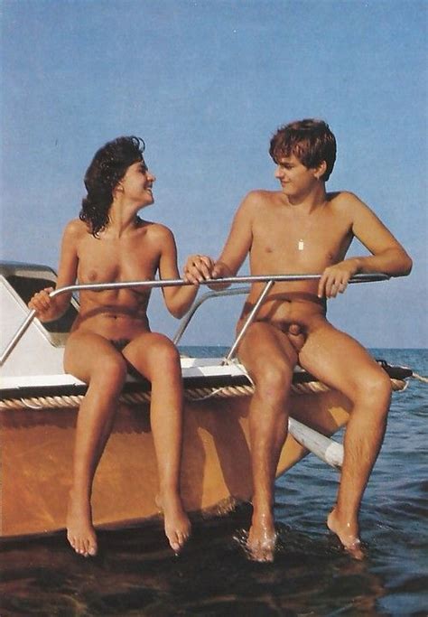 nude couples sailing boat