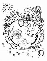 Coloring Pages Recycling Printable Earth Recycle Color Getcolorings sketch template
