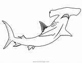 Shark Hammerhead Coloring Pages Head Sharks Color Big Printable Kids Xcolorings Popular 1280px 105k Resolution Info Type  Size Jpeg sketch template