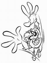 Looney Taz Tunes Coloring Pages Kids Fun Cartoons sketch template