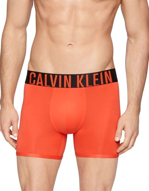 Calvin Klein Intense Power Boxer Briefs In Orange For Men Lyst
