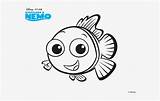 Coloring Nemo Fish Finding Pages Characters Cute Pngkit sketch template