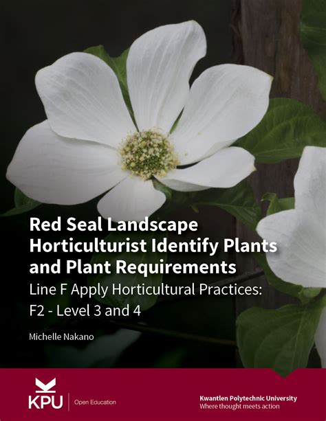 red seal landscape horticulturist identify plants  plant
