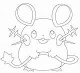 Dedenne Coloring Pokemon Pages Printable Categories sketch template