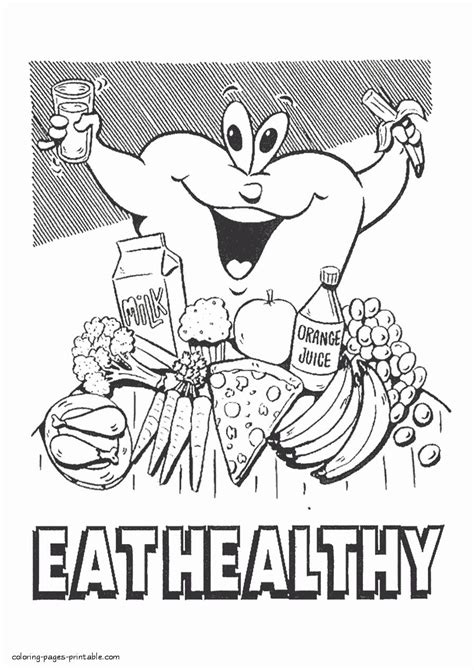 cartoons coloring pages  print unique printable food coloring pages