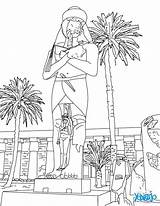 Karnak Egipto Estatua Ancient Egypt Monuments Imprimir Sphinx Piramides Línea sketch template