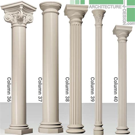 models  classical columns  ds max architecture  design